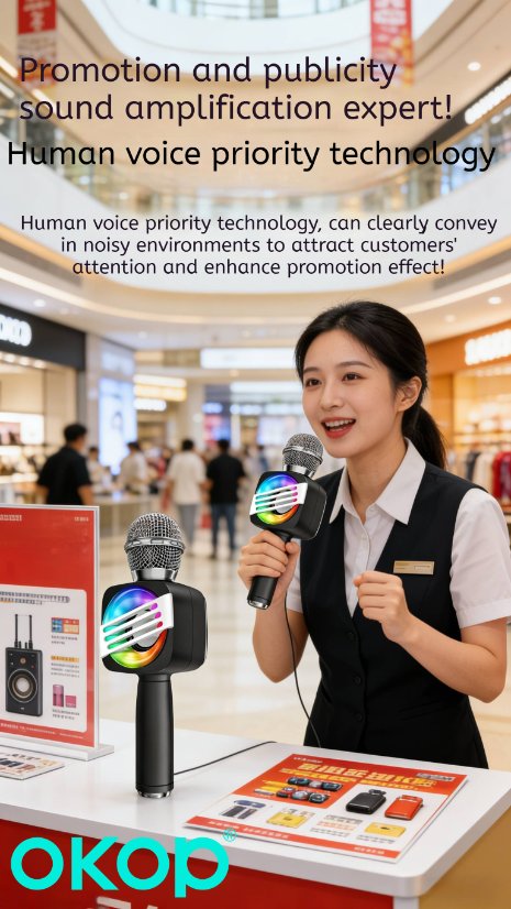 Handheld Microphone KP-M111 Wireless microphone