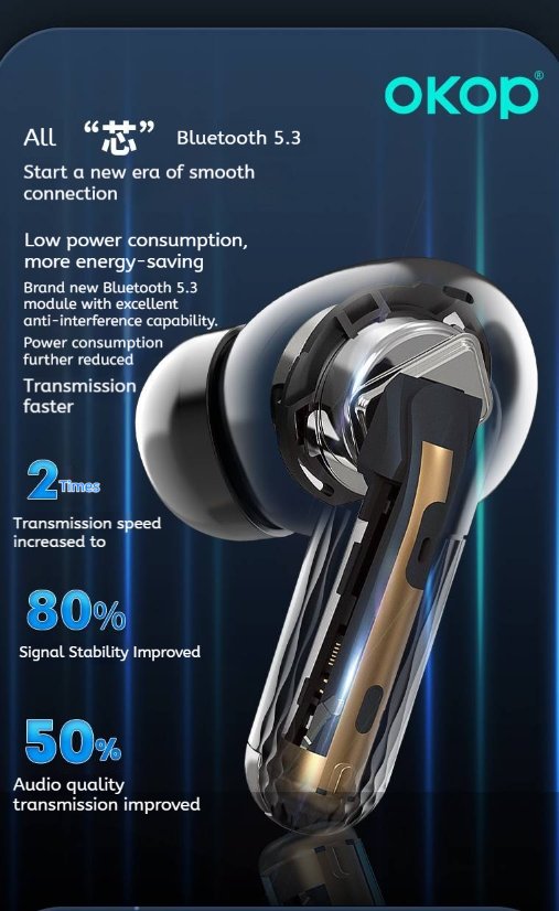 TWS Earbuds KP-220 Wireless Bluetooth Earbuds