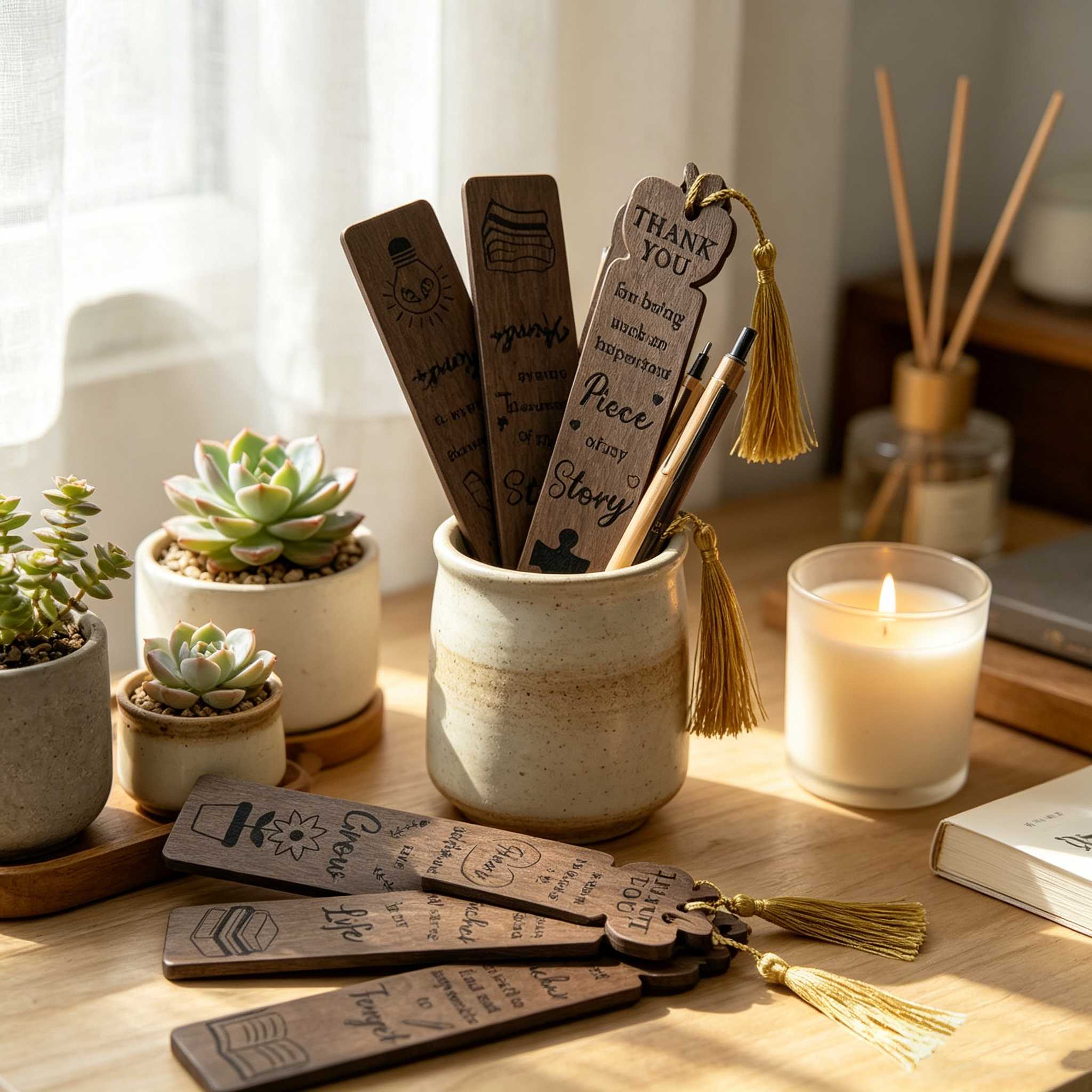 Holidays, gifts Chinese Style Classical Creative Personalized Wooden Bookmark