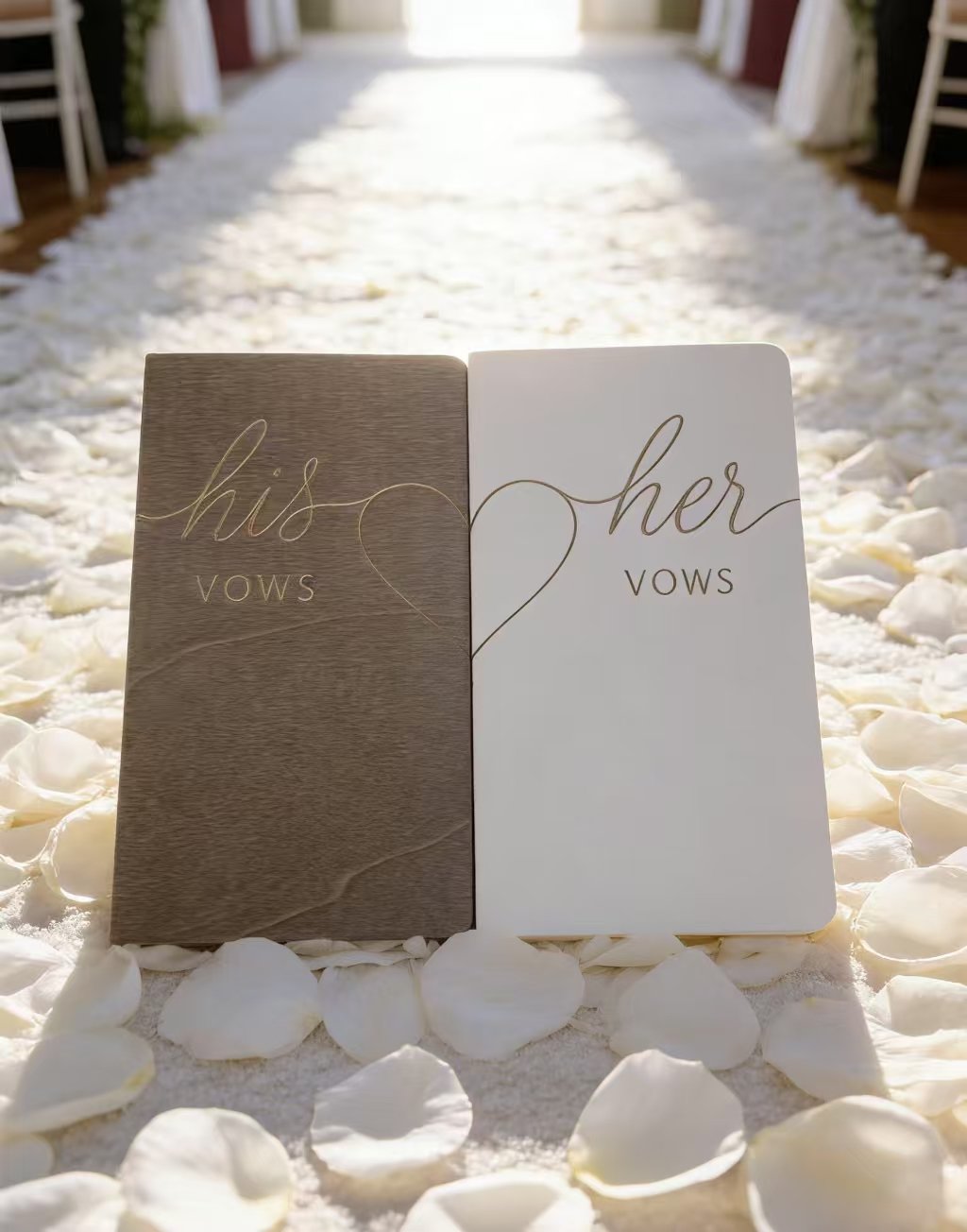 Wedding Supplies Wooden Wedding Vow Book