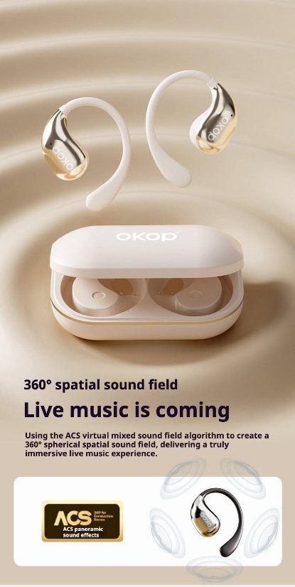 TWS Earbuds KP-217 Wireless Bluetooth Ear-Hook Earbuds