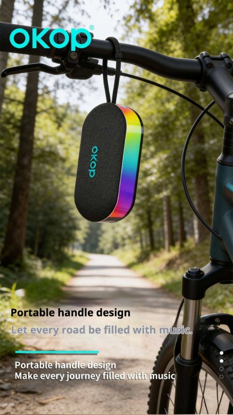 Portable Outdoor Bluetooth Speaker KP-849 Portable Wireless Bluetooth Speaker – Home, Outdoor, Waterproof, Car-Compatible; Hi-Fi Sound with Deep Bass