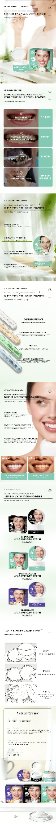Color-changing tooth powder Teeth Whitening Powder