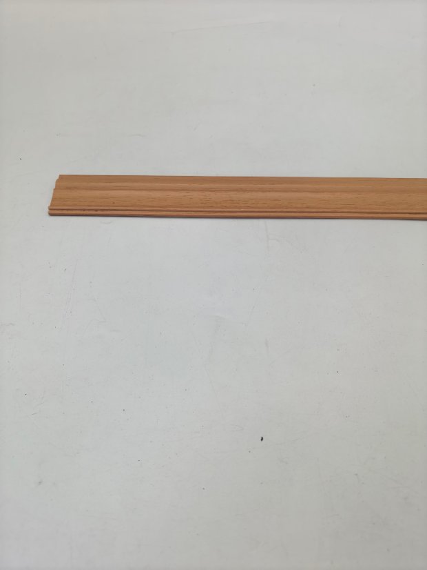 decor line PS Double Curved Groove Wood Grain Molding, Simple Frame & Wall Trim