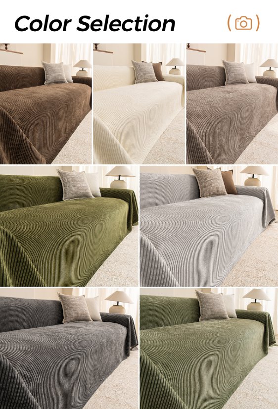 Waterproof Sofa Covers Upgraded Vertical Stripe Sofa Throw