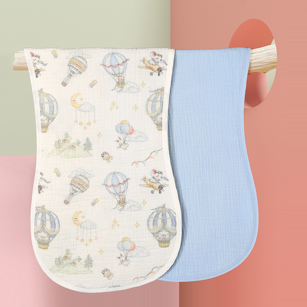 Baby Burp Cloths 4 layer muslin burp cloth