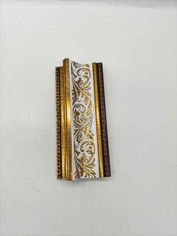frame PS Wide European Carved Gold Molding, Large Vintage Oil Painting Frame Trim