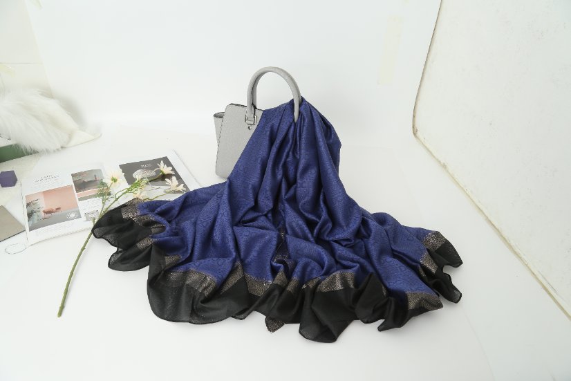 Large Square Scarves 140 x 140cm Large Jacquard Square Scarf, Headscarf and Shawl