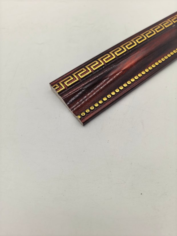 decor line PS Hui Pattern & Beaded Decorative Molding, Vintage Gold Picture Frame Trim