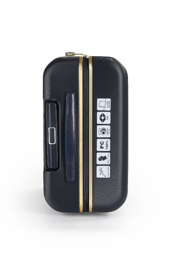 PC Material PC 922 Diagonal‑grain shell with gold aluminum frame