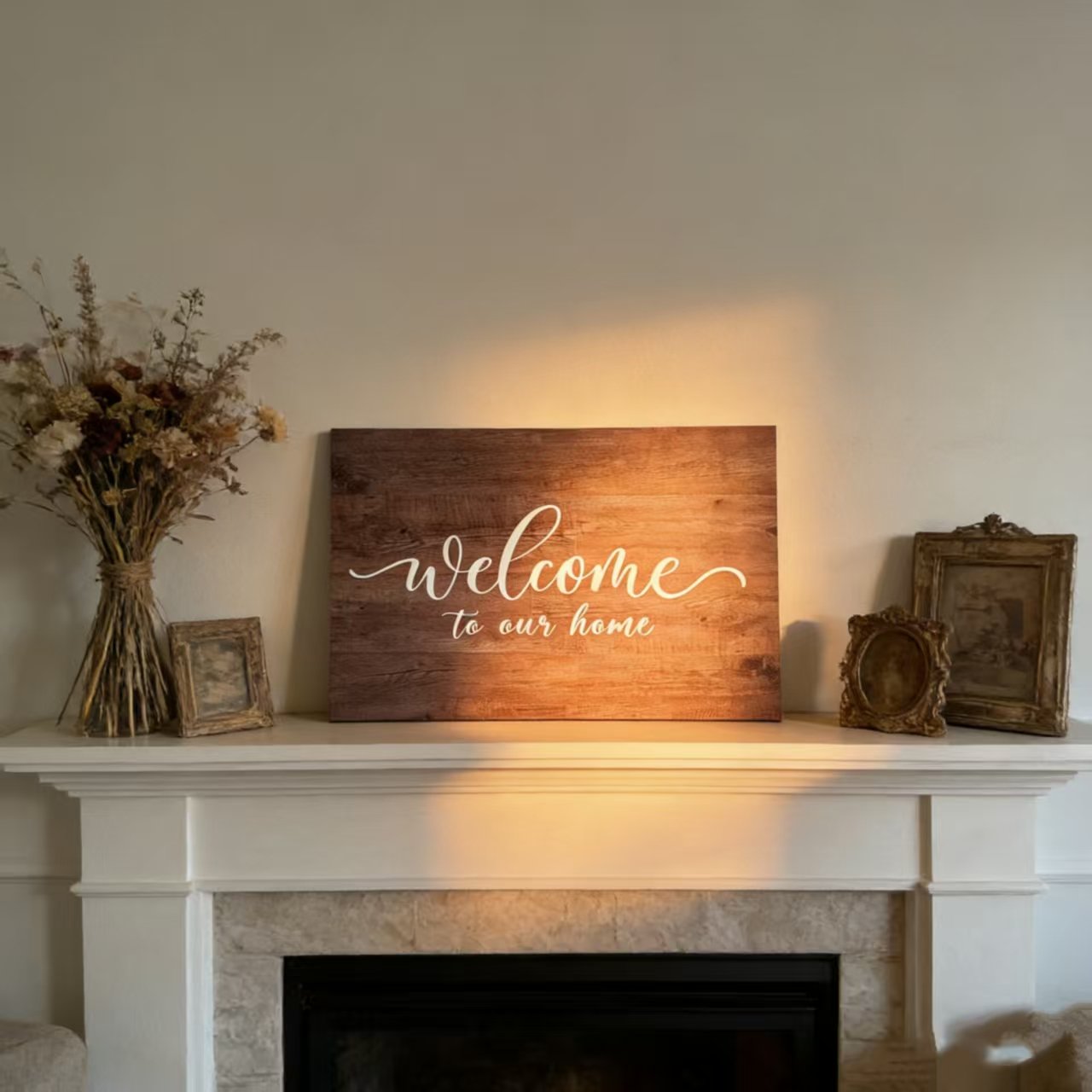 Wedding Supplies Vintage European Wedding Custom Welcome Wooden Sign