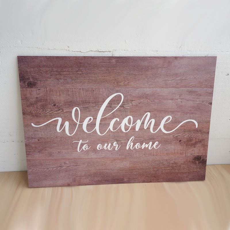 Wedding Supplies Vintage European Wedding Custom Welcome Wooden Sign
