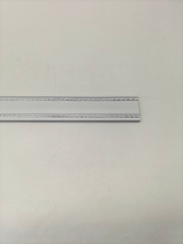 decor line PS Chinese Double-Side Hui Pattern Molding, Gold Inlay Wood Grain Frame Trim