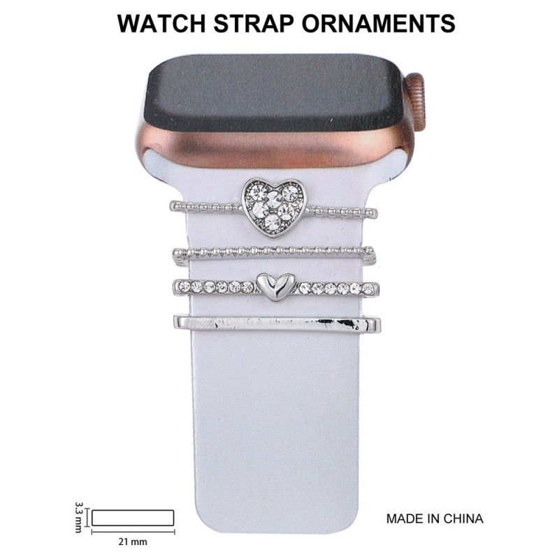 Watch strap decorative ring Rhinestone Decorative Strap Charms for Apple Watch