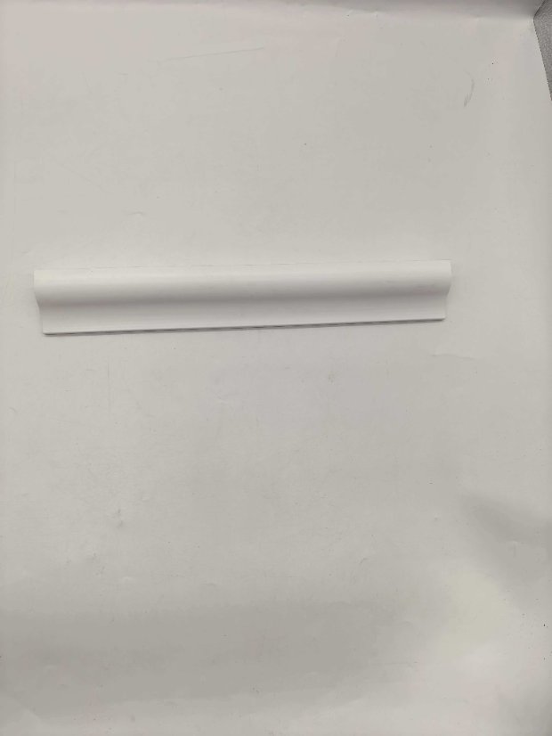 cornice PS Single Curve Simple Decorative Molding, White Concave-Convex Trim Line