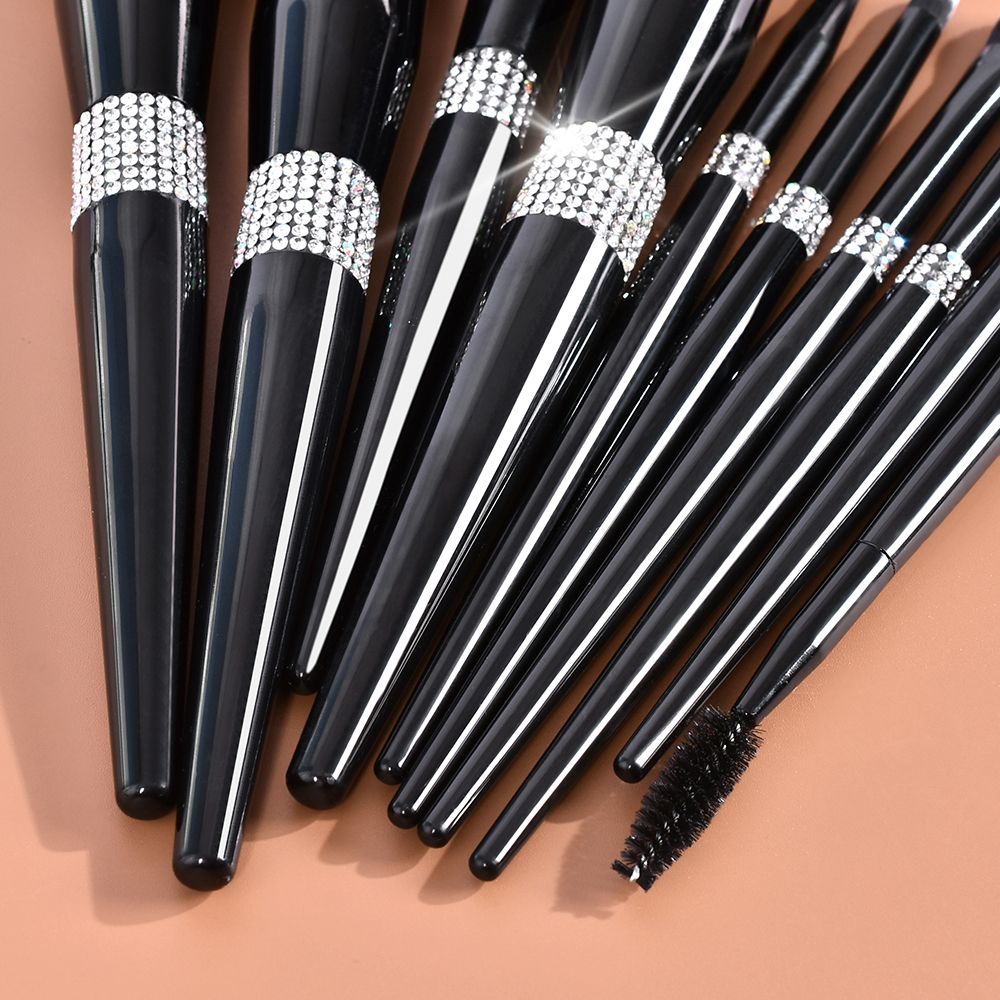 Daily brush set 10PCS Professional Makeup Brushes Set with Classic Holder Ultra-Soft