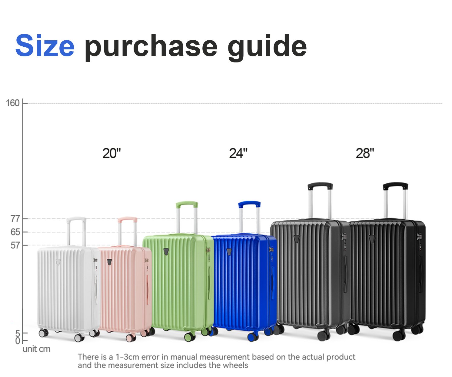 3 Piece Luggage Sets 6033