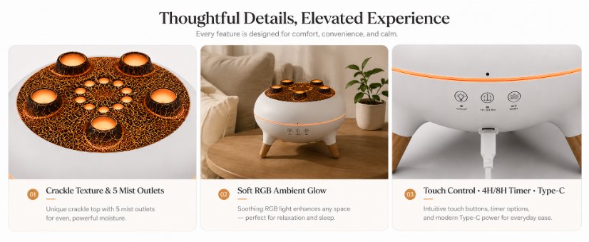 HB-003 Humidifier Atmosphere Light