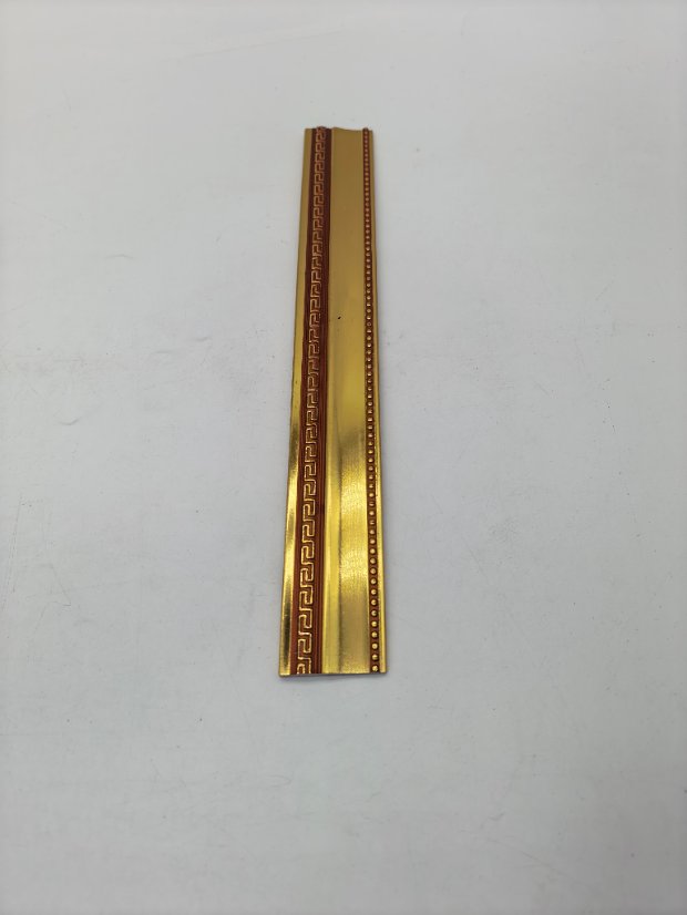 decor line PS Greek Key Bead Gold Foil Molding, Chinese Style Photo Frame Trim