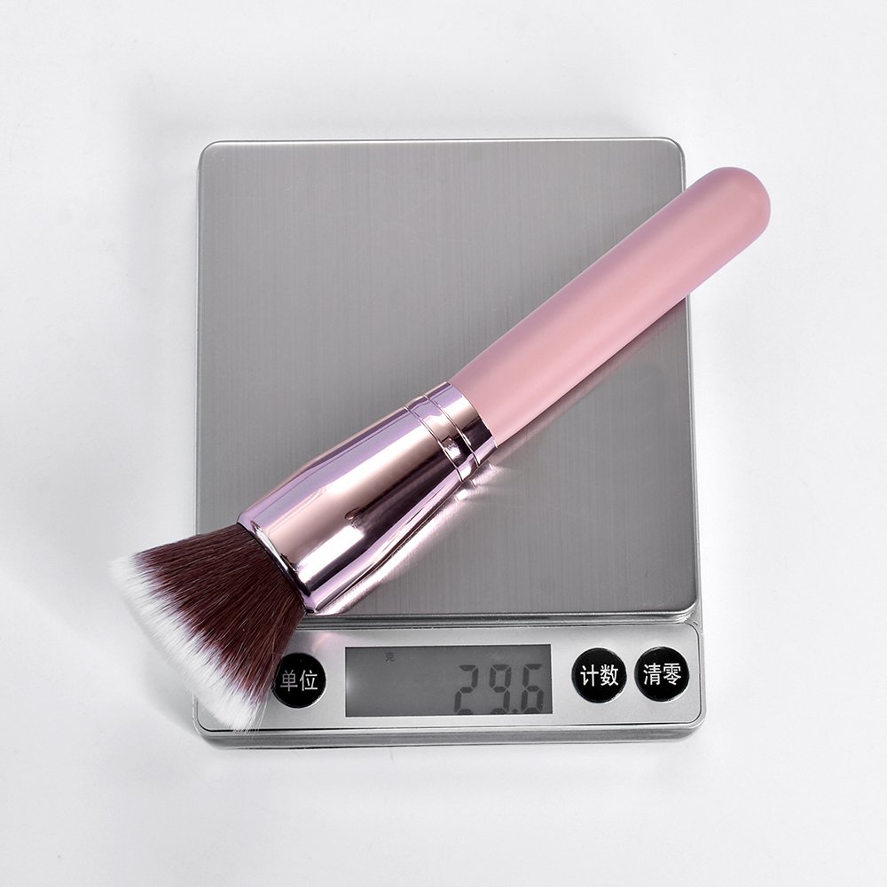 Foundation Brush Foundation Brush For Liquid Makeup :Angled & Flat Top Kabuki Brush Synthetic Professional Makeup Brush For Liquid,Cream,and Powder-Buffing,Blending,Flawless Face Brush