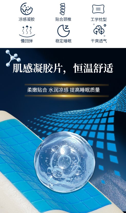 Gel pillow Wave Gel Pillow