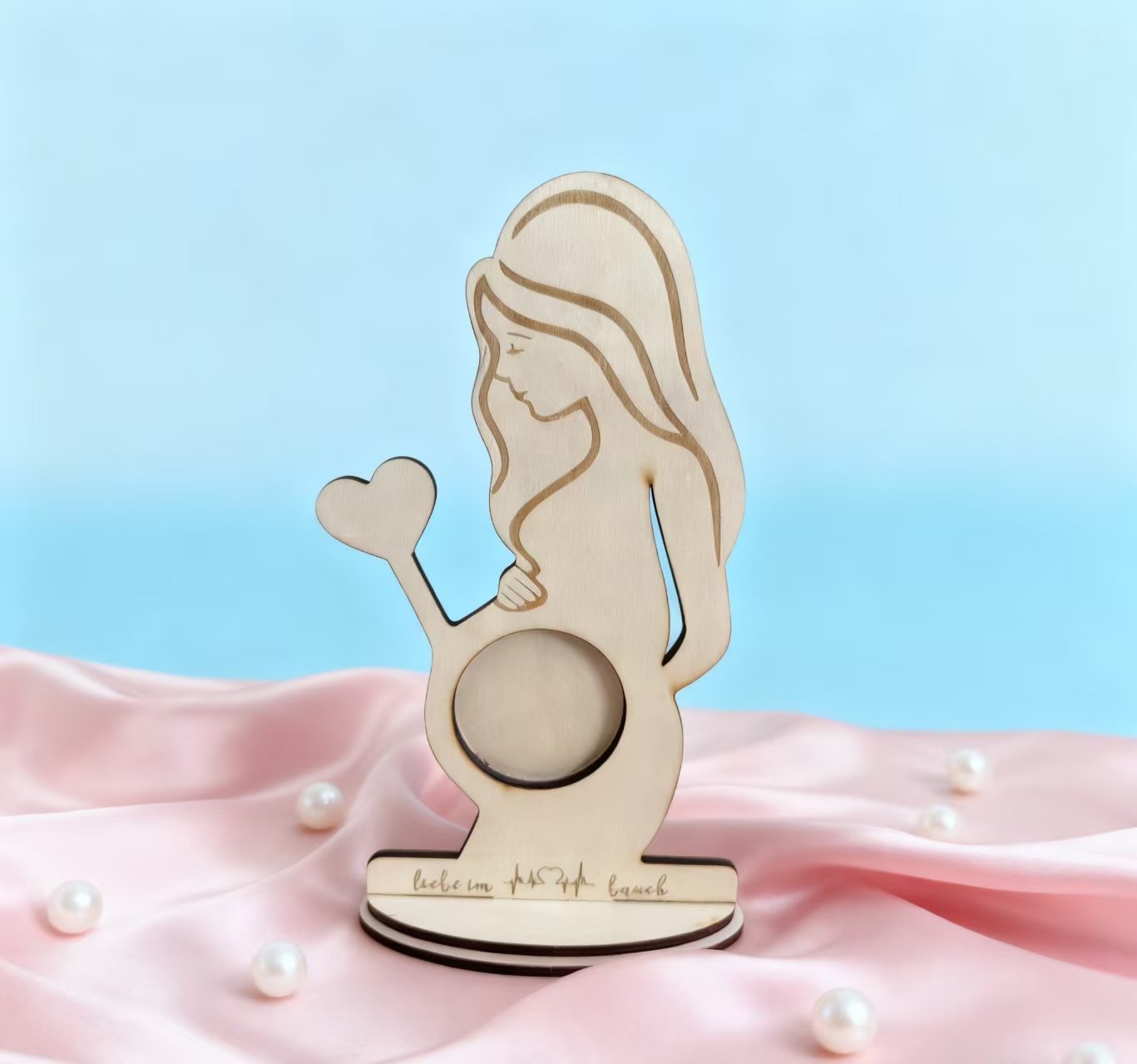 Infant Baptism Baby Infant Birth Commemorative Wooden Craft