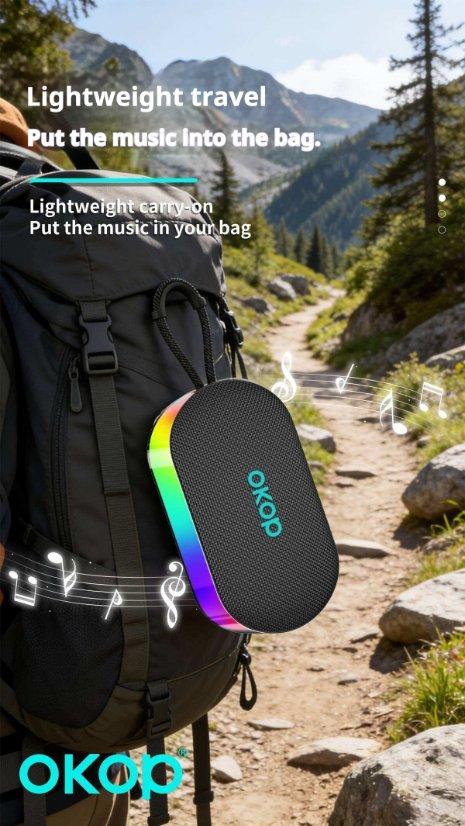 Portable Outdoor Bluetooth Speaker KP-849 Portable Wireless Bluetooth Speaker – Home, Outdoor, Waterproof, Car-Compatible; Hi-Fi Sound with Deep Bass