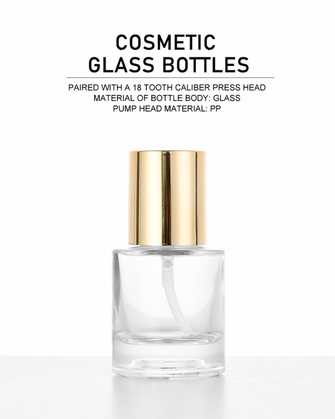 base de maquillaje líquida 46. 30ml Round Foundation Bottle – Customizable Colors