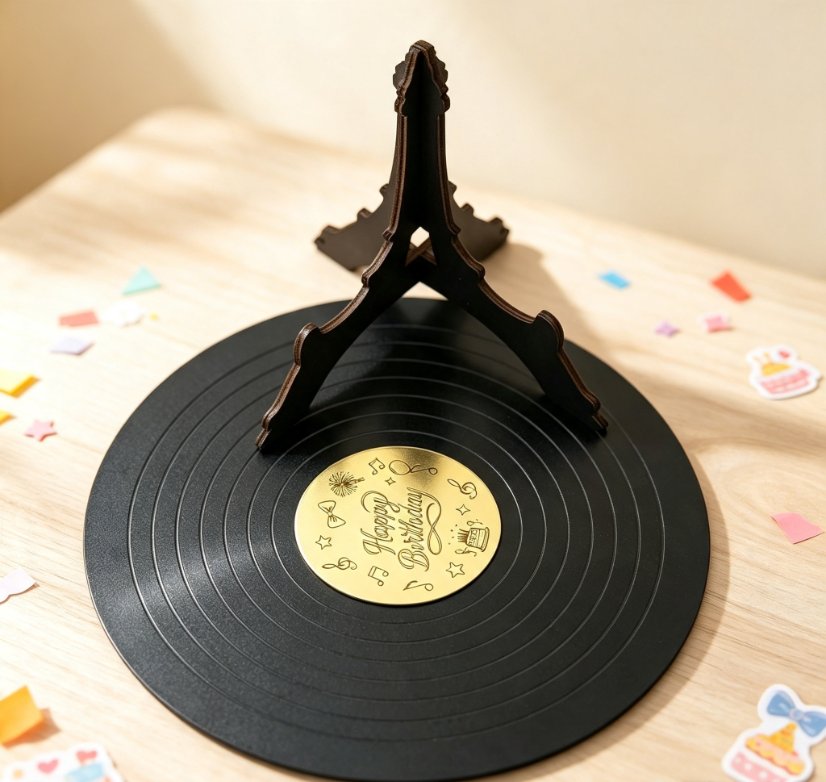 Holidays, gifts Vintage Vinyl Record Anniversary & Birthday Display Board