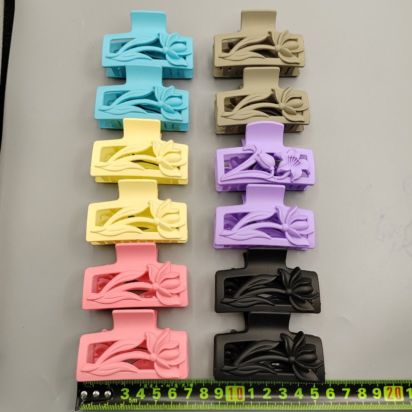 Claw clip Lotus Square Hair Claw Clip