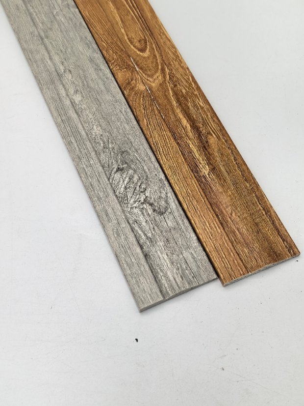 decor line PS Flat Wood Grain Wall Panel, Simple Straight Edge Decorative Board