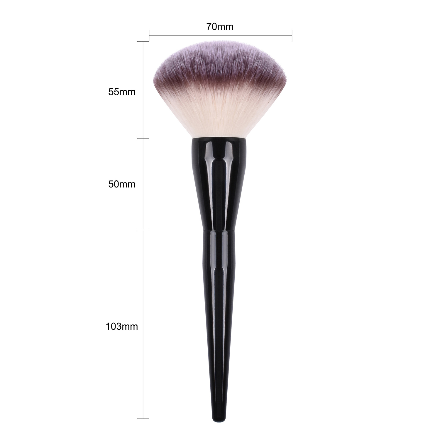 Powder Brush Large Powder Brush Flat Arched Premium Durable Kabuki Makeup Brush Perfect For Blending Liquid,Cream and Flawless Powder,Buffing, Blending