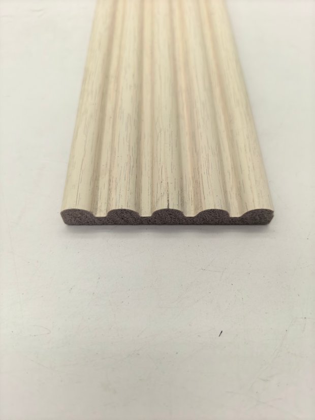 decor line PS Half-Round Fluted Molding, Concave-Convex Wave Decorative Trim