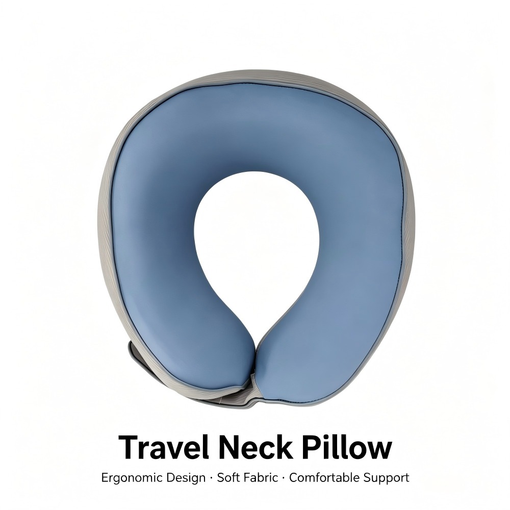U-shaped pillow Collapsible Business-Style Memory Foam U-Shaped Pillow