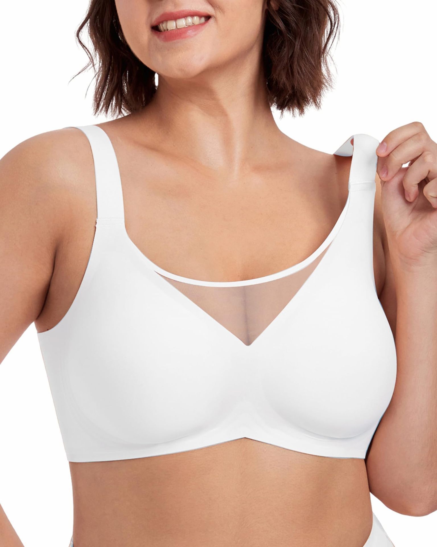 Bonded Bras Amazon Hot-Selling Seamless Leopard Print Wireless Comfortable Bra