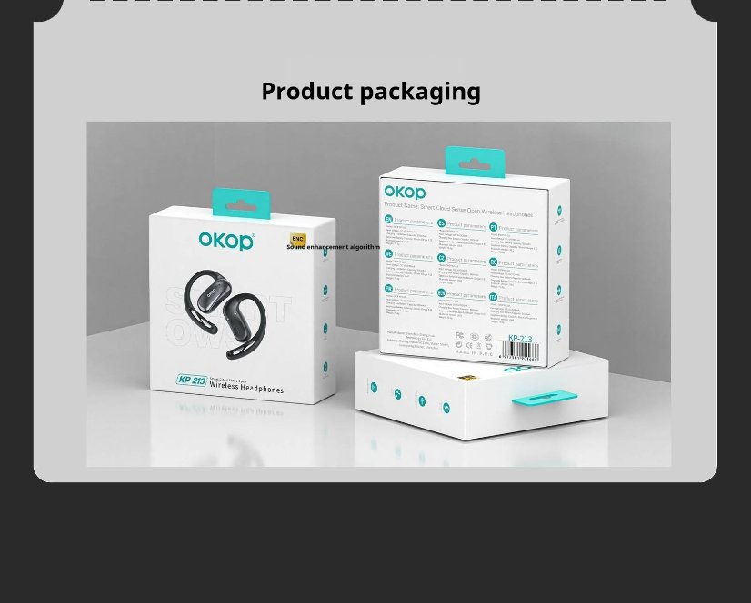 TWS Earbuds KP-213 Wireless Bluetooth Ear-Hook Earphones