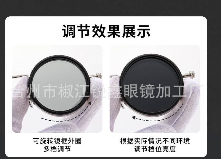 Photochromic sunglasses 8478-2