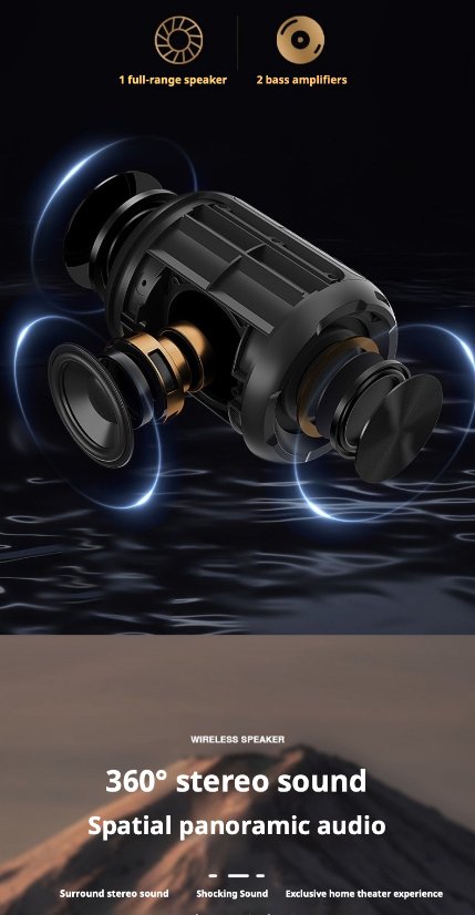 Portable Outdoor Bluetooth Speaker KP-592 Wireless Bluetooth Speaker