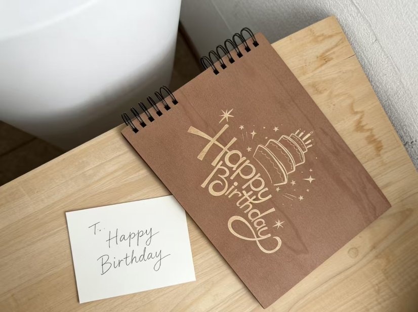 Personalized Photo Album Happy Birthday Book