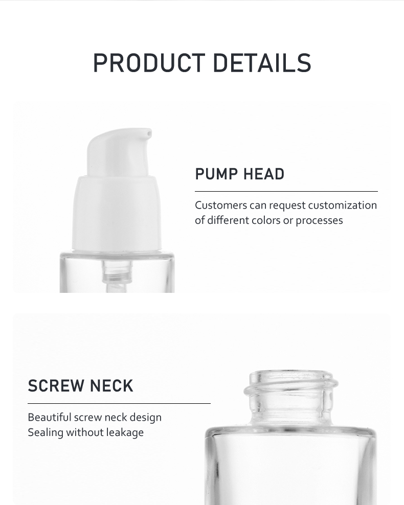 frasco cuentagotas 30ml Classic Round Straight Bottle for Serum Concentrates – Dropper Type 