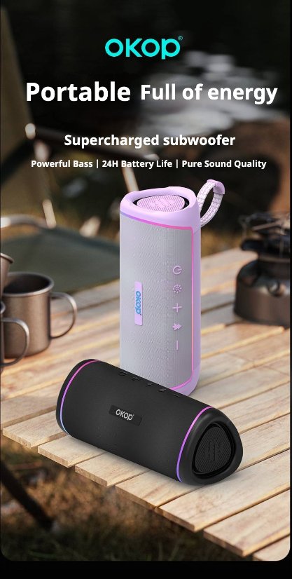Portable Outdoor Bluetooth Speaker KP-842 Wireless Bluetooth Speaker