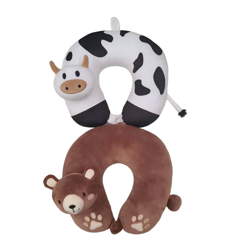 U-shaped pillow Cartoon Animal Head PP Cotton U-Shaped Pillow