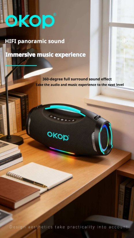 Portable Outdoor Bluetooth Speaker KP-8005 Wireless Bluetooth Speaker