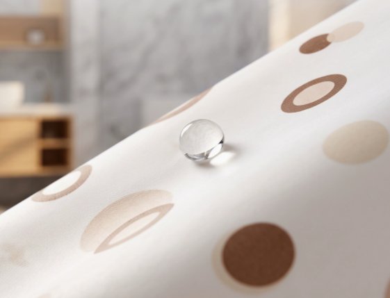 Shower curtain Polyester Heat Transfer Printed Shower Curtain