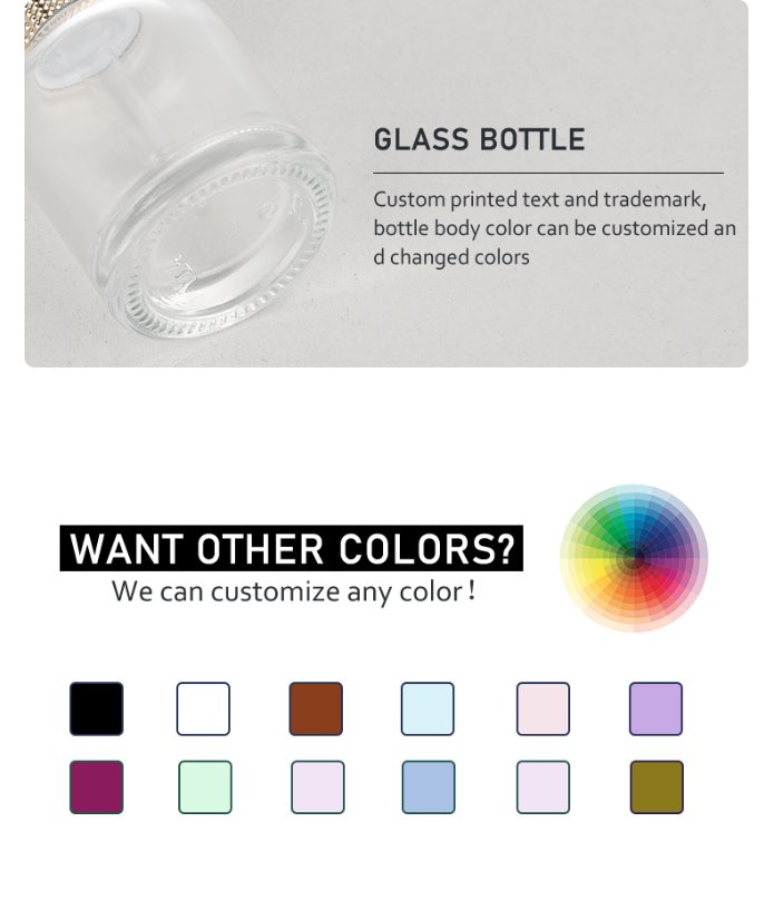 frasco cuentagotas 30ml Stylish Dropper Bottle with Distinctive Middle Ring – Chunky Design