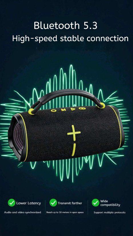 Portable Outdoor Bluetooth Speaker kp-866 Wireless Bluetooth Speaker