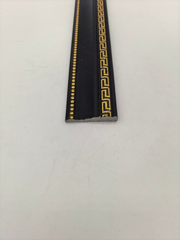 decor line PS Hui Pattern & Beaded Decorative Molding, Vintage Gold Picture Frame Trim