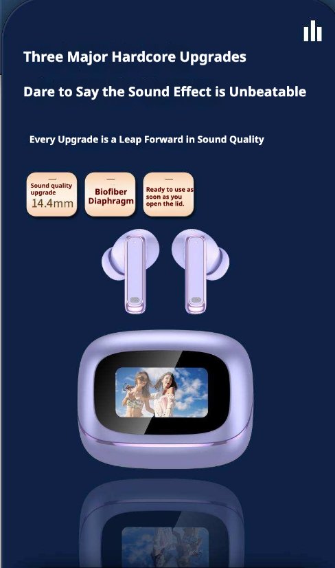 TWS Earbuds KP-719 Wireless Bluetooth AI-Translation Earbuds