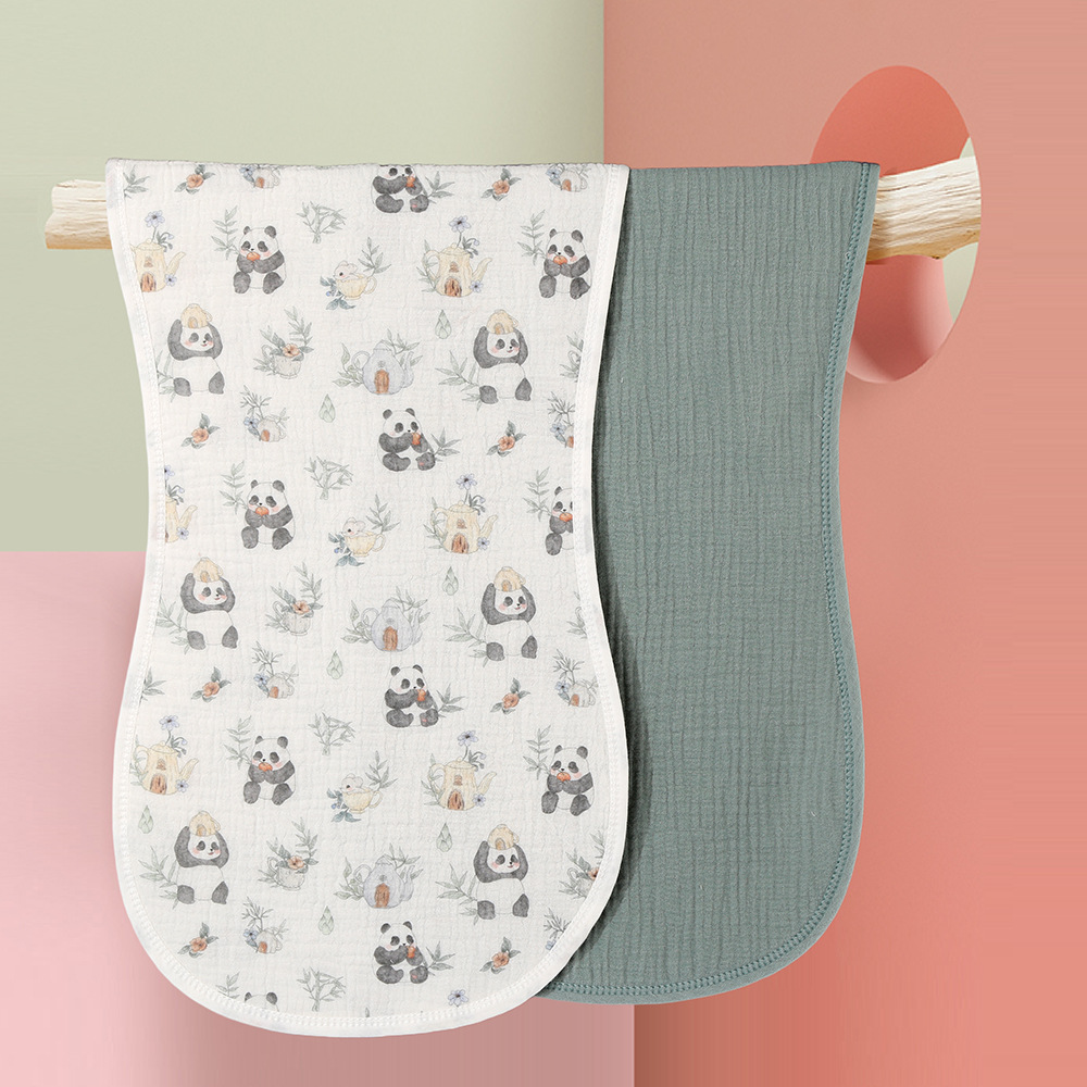 Baby Burp Cloths 4 layer muslin burp cloth