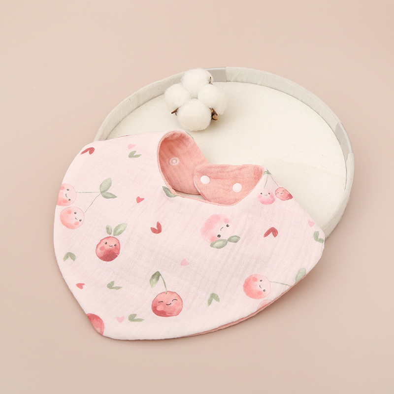 Muslin Bandanas Bibs 2 layer muslin bibs